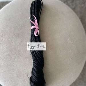 French Curl Crochet Braids- Onyx Black