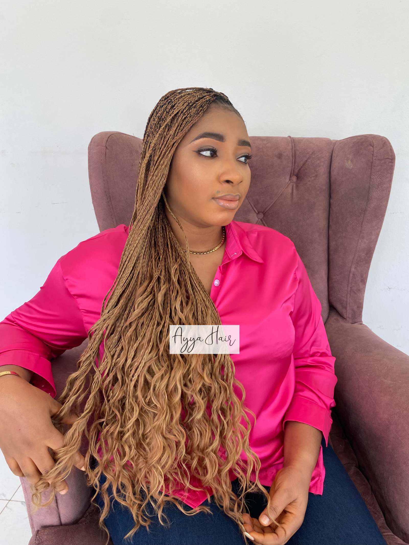 Deep Wave Braid Extension-Strawberry Blonde