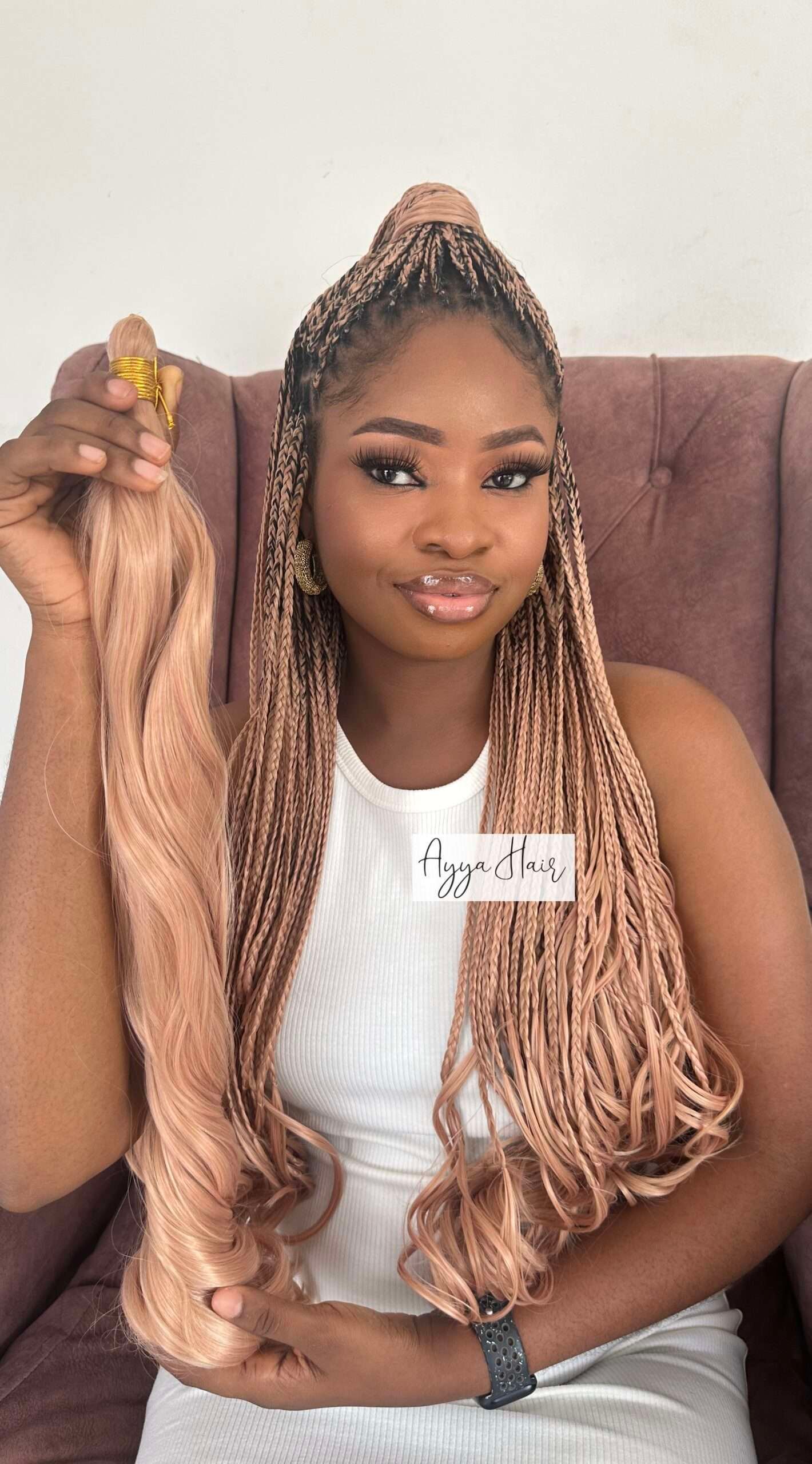 French Curls – Candie Peach - Image 3